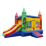 combo inflatable bouncer crayon